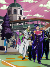 Невероятные приключения Джоджо 3 / JoJo no Kimyou na Bouken: Diamond wa Kudakenai [2016, HDTVRip] [TV]
